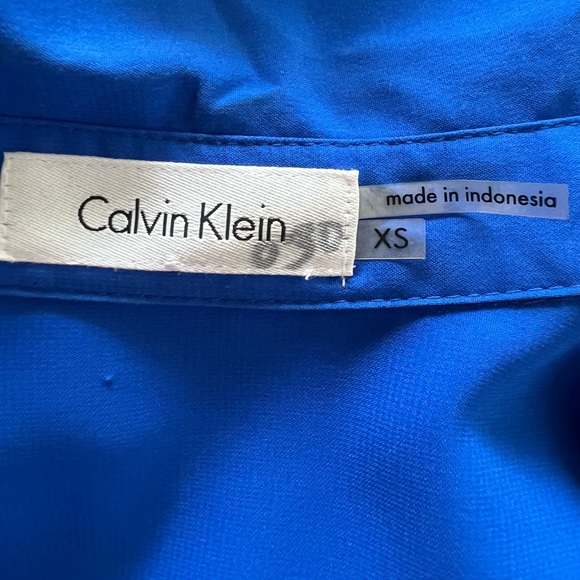 Calvin Klein Long Sleeve Shirt, Size XS, Blue, Pre-owned - Picture 7 of 10